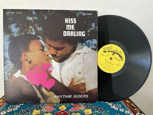 RHYTHM RIDERS Kiss Me Darling LP Rare Islands Funk Soul Calypso VG+ - Picture 1 of 2