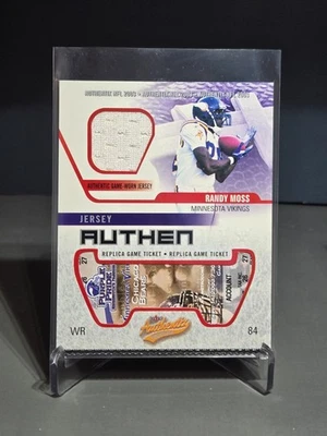 2003 Fleer Authentix Randy Moss #JA-RM Game Worn Jersey Vikings/Paitriots - Image 1 of 2