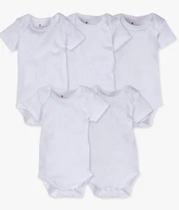 Miracle Baby Bodysuits 5 Pack Size 3 6 Months Soft Cotton Infant Jumpers Set - Picture 1 of 7