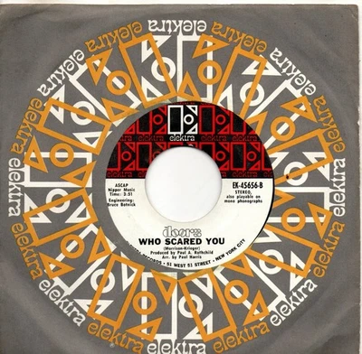 Doors:Wishful sinful/Who scared you:US Elektra:Aged company sleeve Foto 1 de 2