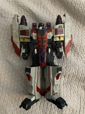Transformers Cybertron Supreme Class Starscream 2004 Figure (one wing, sword) - Image 1 of 4