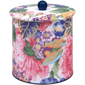 Sanderson Biscuit Barrel Very Rose & Peony Licensed Elite Tins - Picture 1 of 6