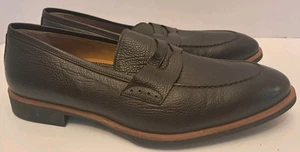 Scarpe eleganti mocassino Di Bianco Aviano Tmoro pelle di cervo taglia 11 marrone USA - Foto 1 di 10