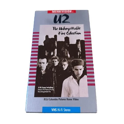 U2 - The Unforgettable Fire Collection ~ RCA Columbia 1984 VHS ~ 51 Minutes *** - Image 1 of 4