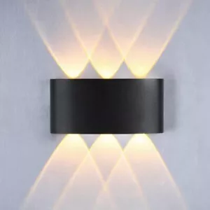 Wandlampe Cube Würfel LED Wand Leuchte Lampe Up Down für außen/innen Wasserdicht - Bild 1 von 13