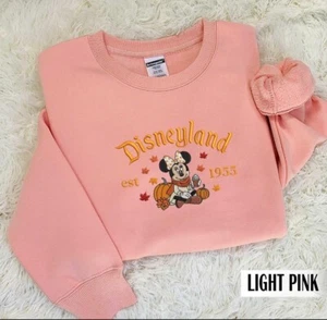 Herbst Retro Disneyland Minnie Mouse individuell besticktes Sweatshirt/Hoodie - Bild 1 von 6