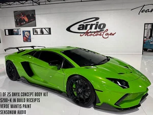 2018 Lamborghini Aventador S 1 of 25 Onyx Concept body kit!! Verde Mantis pai - Picture 1 of 12
