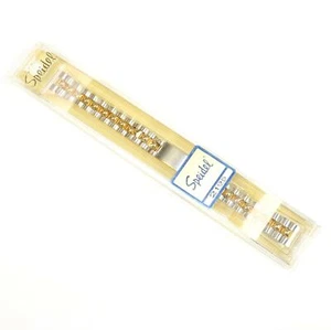 SPEIDEL WATCH BAND - SILVER TONE and GOLD TONE - NOS 1804/15 - 8m - BV370 - Picture 1 of 4