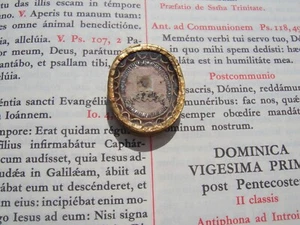 Christian reliquary 1700s 1st class relic St. Peregrine Laziosi - Picture 1 of 2