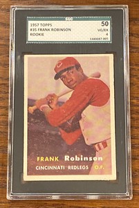 1957 Topps Frank Robinson - Rookie - SGC 4 - VG-EX.  Centered!