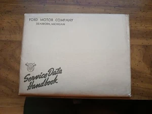 1939 Ford NOS Service Data Handbook- Original - Picture 1 of 3