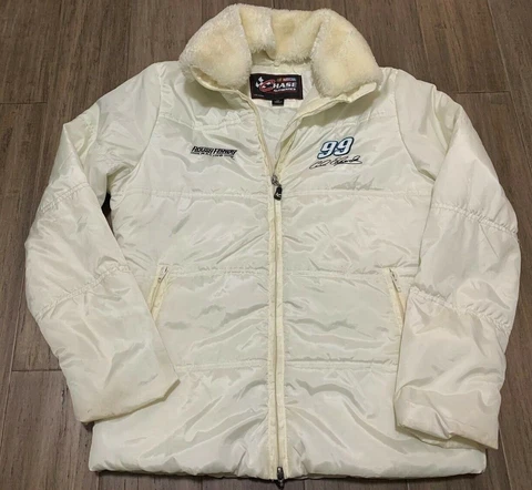 Vintage Carl Edwards 99 Chase Authentics Nascar Coat Women's Size Small Cover