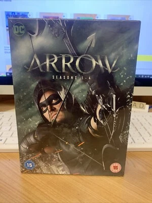 Arrow - Seasons 1-4 - Dvd (2016, 20 Disc Box Set) Stephen Amell - Uk R2 ⭐️NEW⭐️ - Image 1 of 4
