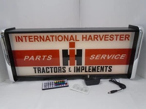 International Harvester IH LED Display lighted sign lightbox Hanging Light - Picture 1 of 6