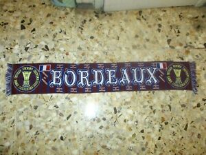 echarpe scarf football GIRONDINS DE BORDEAUX FINALE COUPE UEFA 1996  maillot