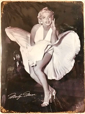 FREE SHIPPING! BUY/make OFFER B4 it’s SOLD! Sexy Marilyn 12x16 TIN SIGN (Bx32) - Image 1 of 4