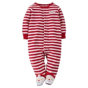 Pijama de Ayudante de Papá Noel con patas de Navidad CARTER 3 meses NUEVO (1B702) - Imagen 1 de 1