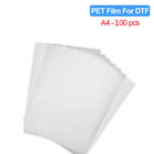 100pcs A4 PET Transfer Film For DTF Ink Printing PET Film Printing And Transfer
