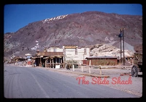 Calico Ghost Town California street scene hotel 1958 Kodachrome 35mm slide - Picture 1 of 1