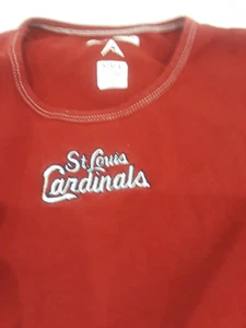 Antigua women's St. Louis Cardinals cap sleeve T-shirt sz M - Picture 1 of 3