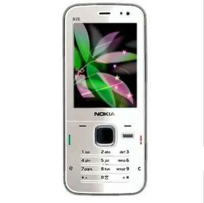 诺基亚 N78 原装 GSM 3G 网络 WIFI GPS 3.15MP 摄像头 2.4 英寸屏幕手机 — 第 1/4 张图片