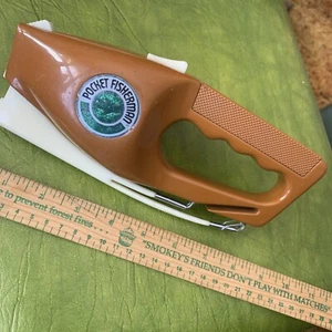 Vintage Popeil's Pocket Fisherman Spin Casting Rod Reel Works Travel Camping - Picture 1 of 5