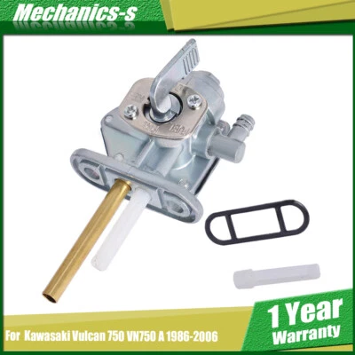 Gas Fuel Petcock Switch Valve Fit For Kawasaki Vulcan VN750A 1988 1989-2006 2005 - Изображение 1 из 4