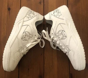 Skechers x Vexx Gasp Street Koopa Volley Artist Sneakers Unisex White Leather - Picture 1 of 15