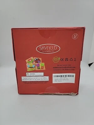 NEW Skyfield Wooden Animal Puzzles with 4 Patterns for Toddlers - Image 1 of 3