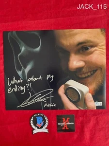 ¡FOTO FIRMADA POR JACK QUAID 11X14! ¡GRITA! ¡GHOSTFACE! ¡RICHE! ¡BECKETT! - Imagen 1 de 5
