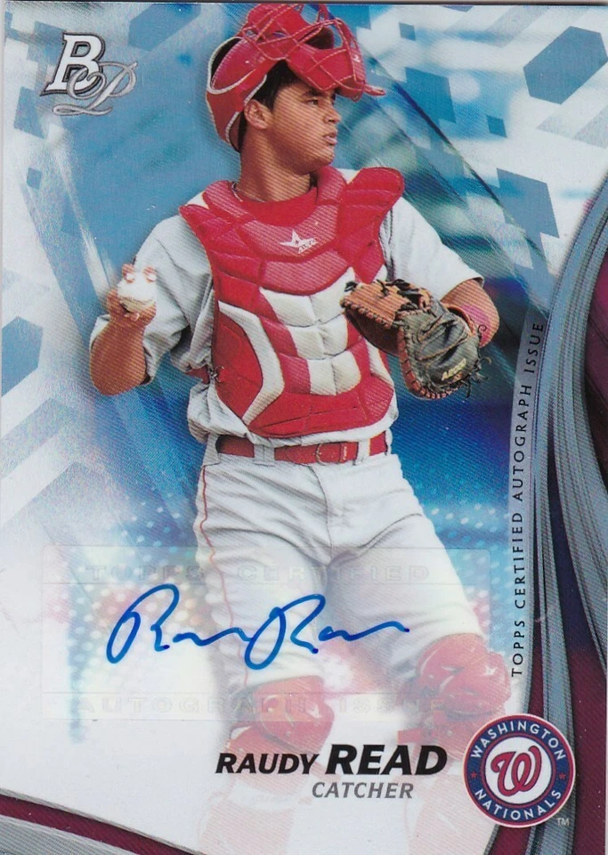 Raudy Read 2017 Bowman Platinum Top Prospects Auto TPA-ASR - Image 1 of 1