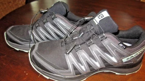 Salomon XA Comp 8 Trail Running Shoes Womens 9 Grey Outdoor Hiking Sneakers - Picture 1 of 7