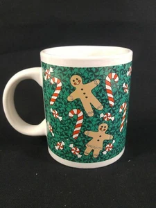 Tazza da caffè Holiday pan di zenzero uomo e canna di caramelle tazza 10 oz. - Foto 1 di 5