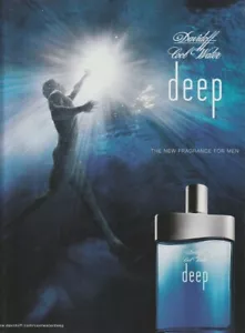 Werbepapier - Advertising Paper - Cool Water Deep von Davidoff - Bild 1 von 1