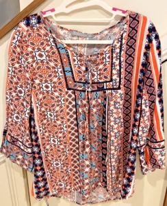 Katies Peasant Style Top Multicoloured, Size 16, Viscose/Cotton blend - Picture 1 of 4