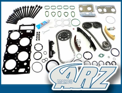 Steuerkettensatz mit Kettenräder Motordichtsatz für VW SEAT VR5 V5 Motor AGZ - Bild 1 von 4
