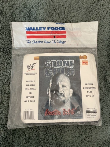 1998 WWF Stone Cold Steve Austin 3:16 Flag 28"x40" WWE by Valley Forge Flag USA Cover