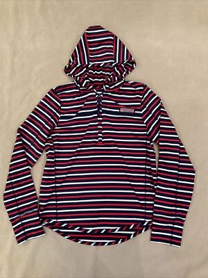 Vineyard Vines The Shep Shirt patriotic performance hoodie boys medium 10-12 - Image 1 of 4