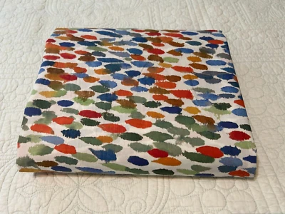 Funda nórdica completa/queen Pottery Barn Annabel acuarela punto algodón orgánico Foto 1 de 4