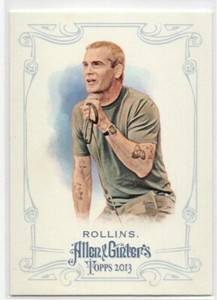2013 Topps Allen & Ginters #266 Henry Rollins BLACK FLAG ROLLINS BAND 48