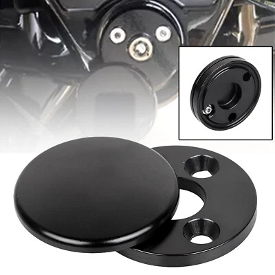  CNC Aluminum Fork Lock Cover Set For Harley Touring Road King Anniversary FLHR Foto 1 de 4