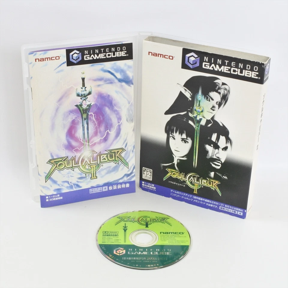 SOUL CALIBUR II 2 Gamecube Nintendo For JP System 2729 gc - Image 1 of 4