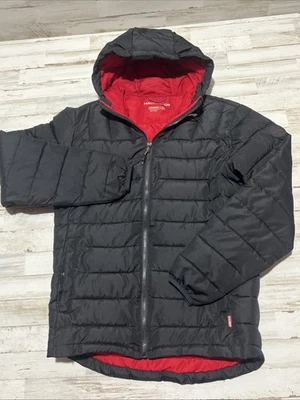Hawke and Co. Black puffer jacket mens small Performance Dynamic Sport Fiber zip - Image 1 of 4