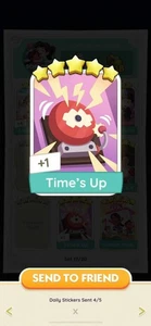 Time's Up - Stickers - 5⭐⭐⭐⭐⭐ - ⚡️ Summer Escape ALBUM ⚡️ - Picture 1 of 1