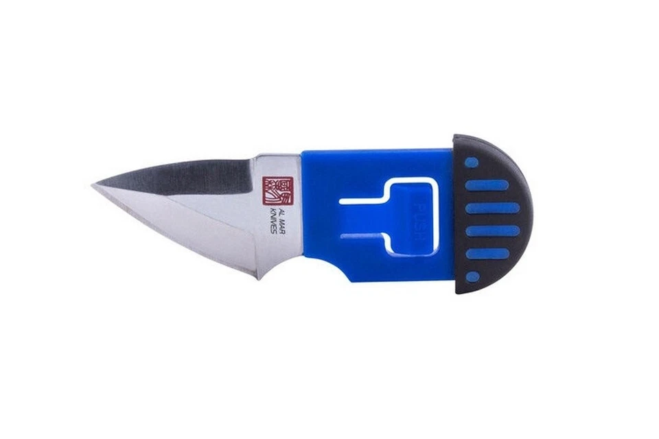 Al Mar Stinger Keyring Fixed Knife D2 Tool Steel Blade Blue - AMK1001BKBL - Image 1 of 1
