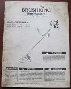 Desbrozadoras manuales de instrucciones modelos BK-85 (3HP, 85cc) BK-100 (4HP, - Imagen 1 de 4
