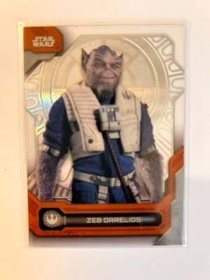 TOPPS STAR WARS HIGH TEK 2024 ZEB ORRELIOS  THRONE ROOM #40. - Image 1 of 2