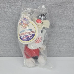 Vintage 1991 Looney Tunes Sylvester The Cat Loonasticks Plush Plastic Suction  - Picture 1 of 5