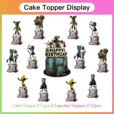 Little Nightmares Party Supplies Set Banner Balloons Cake Toppers for Kids - Image 1 of 4