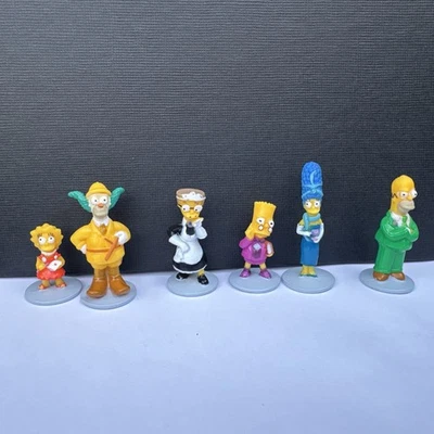 The Simpsons Clue Replacement Pieces - All 6 Character Tokens Parker Brothers - Image 1 of 4